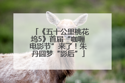 《五十公里桃花坞5》首届“咖喱电影节”来了！朱丹圆梦“影后”