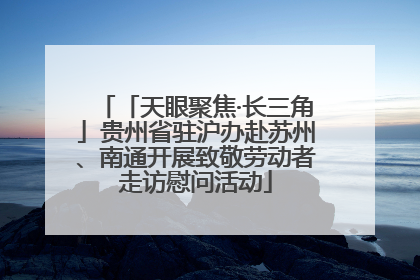 「天眼聚焦·长三角」贵州省驻沪办赴苏州、南通开展致敬劳动者走访慰问活动