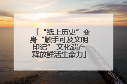 “纸上历史”变身“触手可及文明印记” 文化遗产释放鲜活生命力
