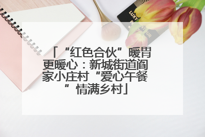 “红色合伙”暖胃更暖心：新城街道阎家小庄村“爱心午餐”情满乡村