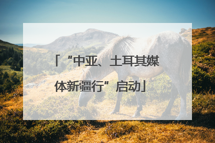 “中亚、土耳其媒体新疆行”启动