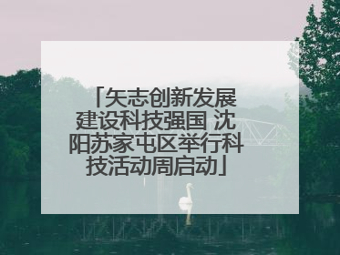 矢志创新发展 建设科技强国 沈阳苏家屯区举行科技活动周启动