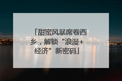 甜蜜风暴席卷西乡，解锁“浪漫+经济”新密码