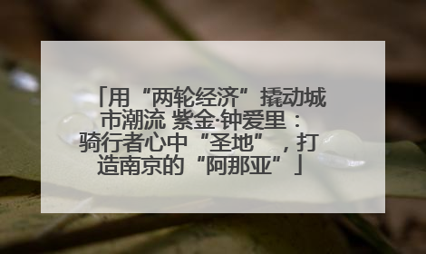 用“两轮经济”撬动城市潮流 紫金·钟爱里：骑行者心中“圣地”，打造南京的“阿那亚”