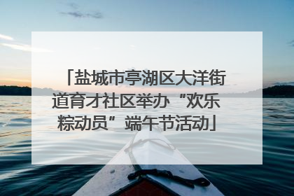 盐城市亭湖区大洋街道育才社区举办“欢乐粽动员”端午节活动