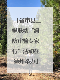 省市县三级联动“消防审验专家行”活动在德州举办