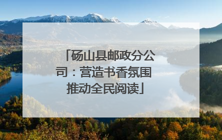 砀山县邮政分公司：营造书香氛围 推动全民阅读
