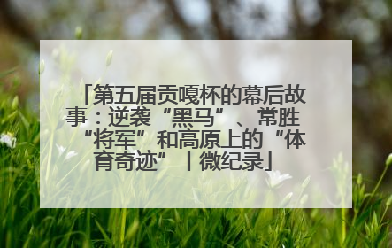 第五届贡嘎杯的幕后故事：逆袭“黑马”、常胜“将军”和高原上的“体育奇迹”丨微纪录