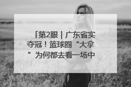 第2眼｜广东省实夺冠！篮球圈“大拿”为何都去看一场中学生比赛？