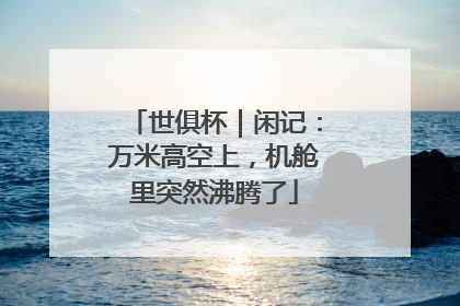 世俱杯｜闲记：万米高空上，机舱里突然沸腾了
