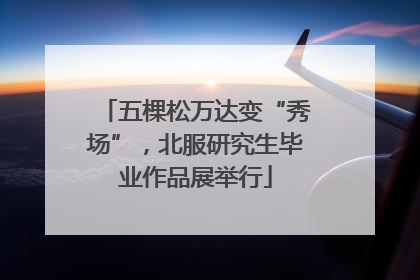 五棵松万达变“秀场”，北服研究生毕业作品展举行