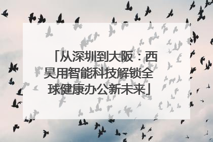 从深圳到大阪：西昊用智能科技解锁全球健康办公新未来