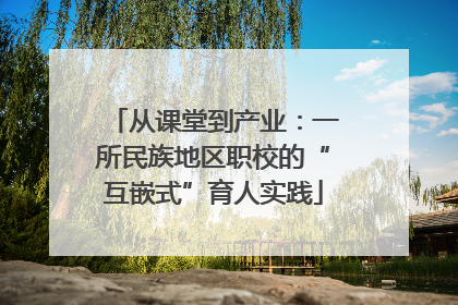 从课堂到产业：一所民族地区职校的“互嵌式”育人实践