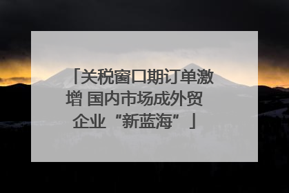 关税窗口期订单激增 国内市场成外贸企业“新蓝海”