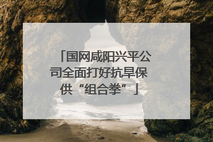 国网咸阳兴平公司全面打好抗旱保供“组合拳”