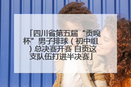 四川省第五届“贡嘎杯”男子排球（初中组）总决赛开赛 自贡这支队伍打进半决赛