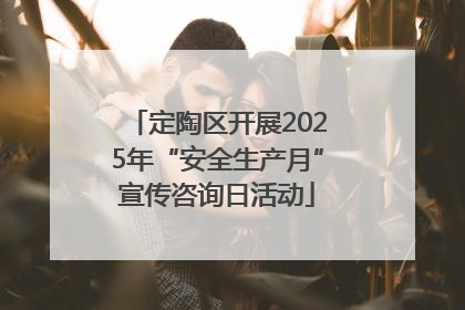 定陶区开展2025年“安全生产月”宣传咨询日活动
