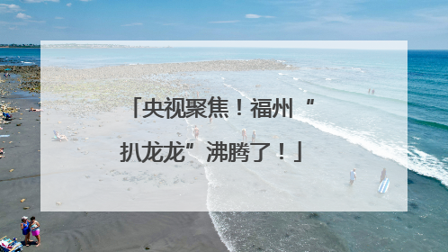 央视聚焦！福州“扒龙龙”沸腾了！