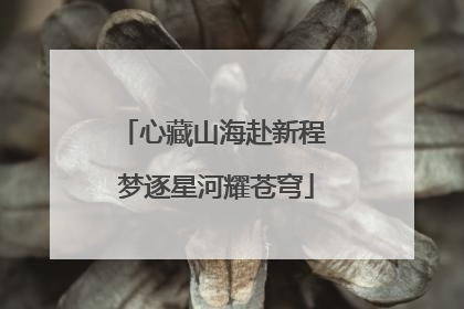 心藏山海赴新程 梦逐星河耀苍穹