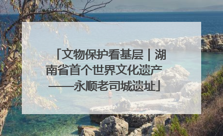 文物保护看基层｜湖南省首个世界文化遗产——永顺老司城遗址