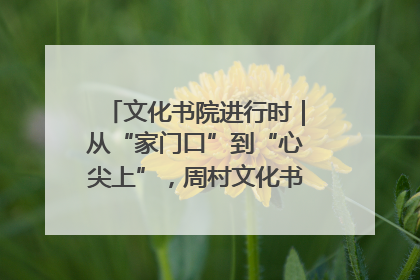 文化书院进行时｜从“家门口”到“心尖上”，周村文化书院的惠民实践