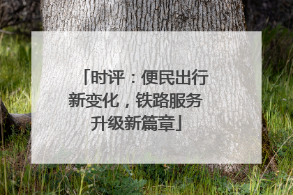 时评：便民出行新变化，铁路服务升级新篇章