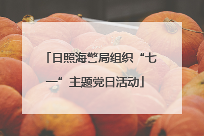 日照海警局组织“七一”主题党日活动