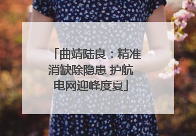 曲靖陆良：精准消缺除隐患 护航电网迎峰度夏