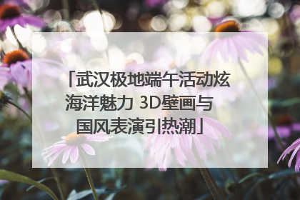 武汉极地端午活动炫海洋魅力 3D壁画与国风表演引热潮