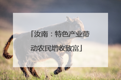 汝南：特色产业带动农民增收致富