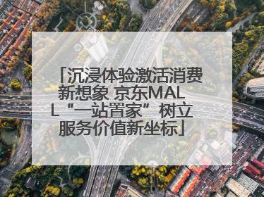 沉浸体验激活消费新想象 京东MALL“一站置家”树立服务价值新坐标