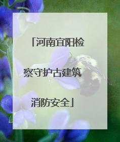 河南宜阳检察守护古建筑消防安全
