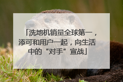 洗地机销量全球第一，添可和用户一起，向生活中的“对手”宣战