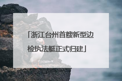 浙江台州首艘新型边检执法艇正式归建