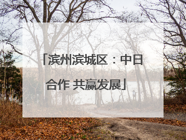 滨州滨城区：中日合作 共赢发展