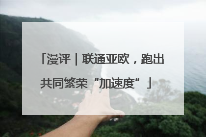 漫评｜联通亚欧，跑出共同繁荣“加速度”