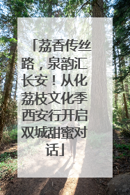 荔香传丝路，泉韵汇长安！从化荔枝文化季西安行开启双城甜蜜对话