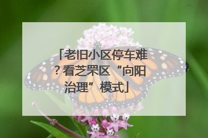 老旧小区停车难？看芝罘区“向阳治理”模式