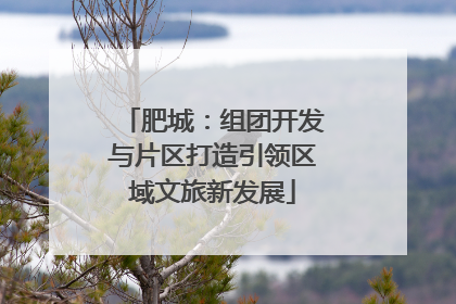 肥城：组团开发与片区打造引领区域文旅新发展