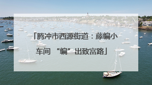 腾冲市西源街道：藤编小车间 “编”出致富路