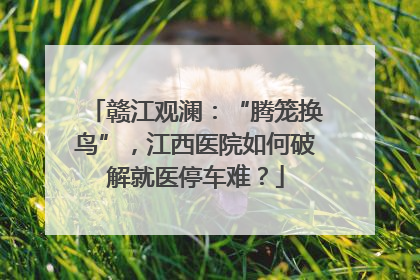 赣江观澜：“腾笼换鸟”，江西医院如何破解就医停车难？