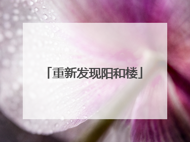 重新发现阳和楼