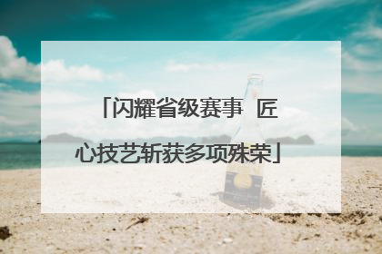 闪耀省级赛事  匠心技艺斩获多项殊荣