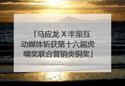 马应龙 X 丰巢互动媒体斩获第十六届虎啸奖联合营销类铜奖