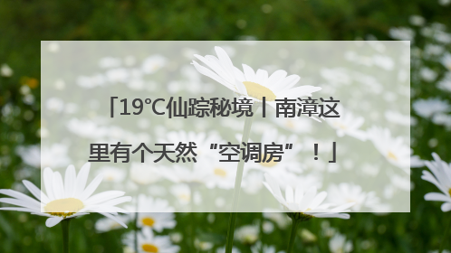 19℃仙踪秘境丨南漳这里有个天然“空调房”！
